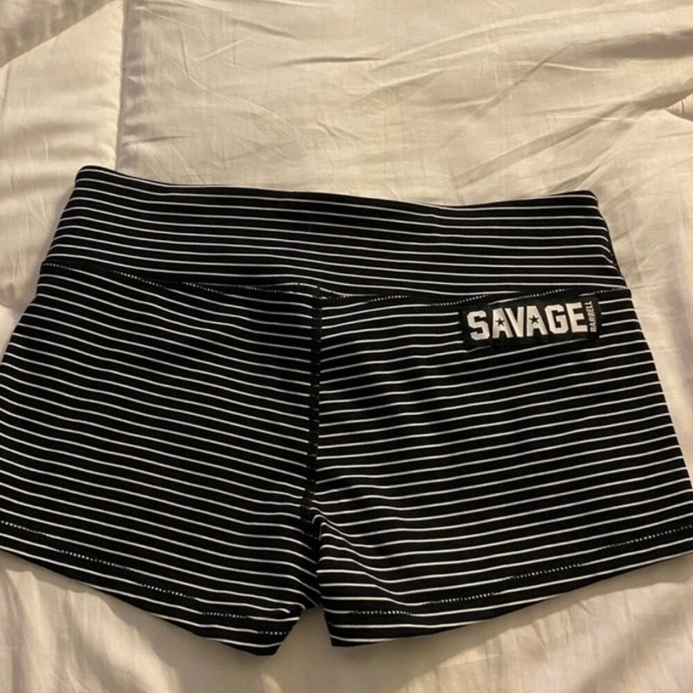 Savage Barbell Jailhouse workout booty shorts L
